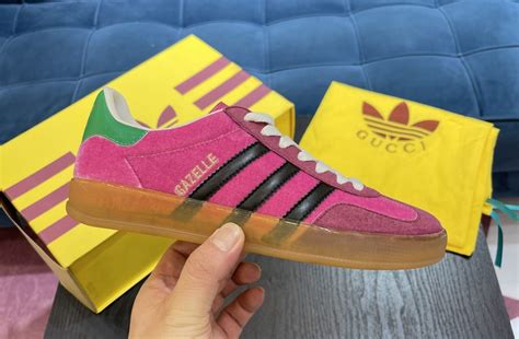 gucci adidas pink green|gucci adidas clothing.